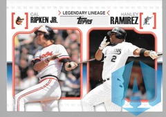 2010 Topps Series 2 Legendary Lineage #LL38 Ripken/Ramirez